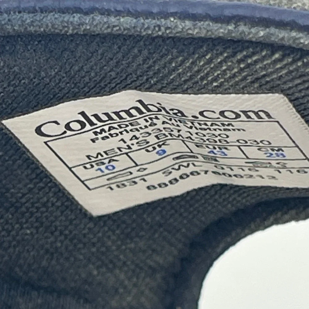 Columbia PFG Techsun III Sandal Men's Size 10 Grey/Blue Dual Strap BM4398-030